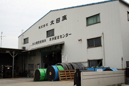 コンベヤベルト加工工場
